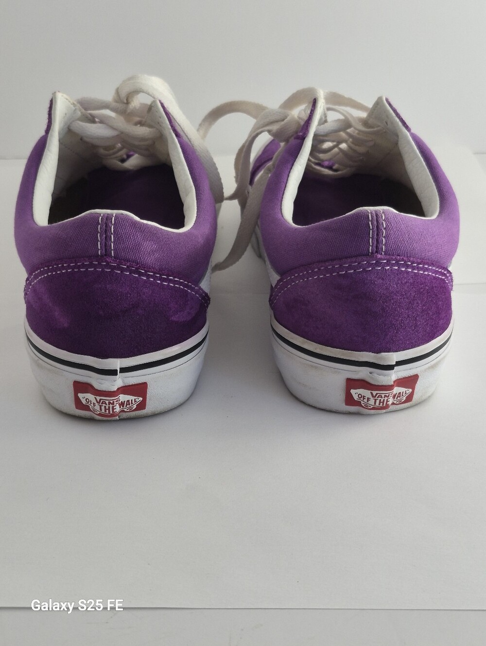 Low-Top Suede Upper Purple Sneakers - Picture 4 of 6